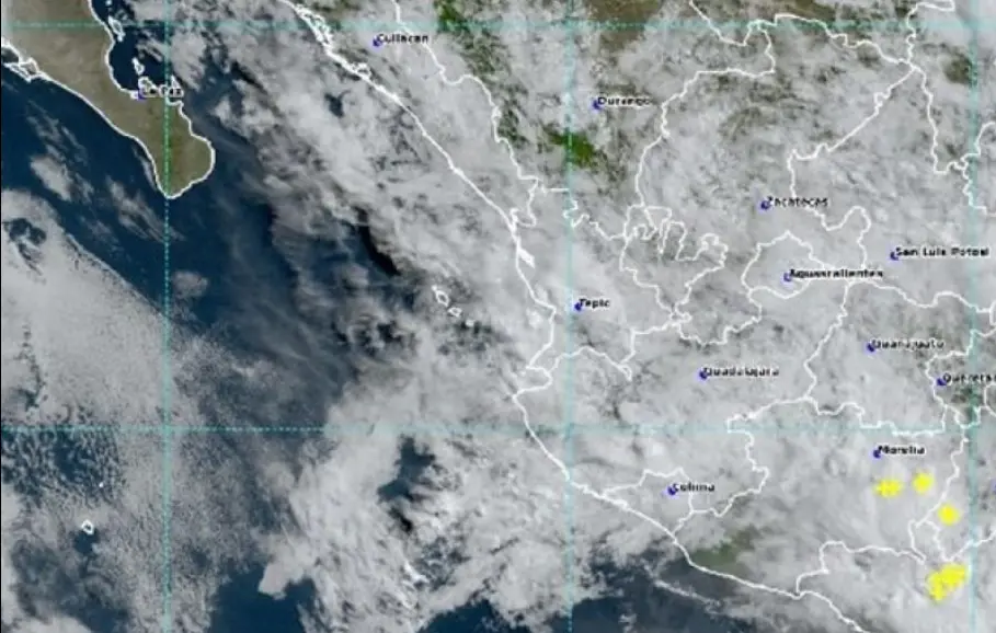 Nubes de lluvia sobre paisajes naturales de Nayarit tras semanas de intenso calor.